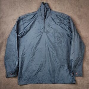 Vintage Obermeyer‎ Anorak Jacket Mens XL Blue Lightweight Pullover Made in Japan